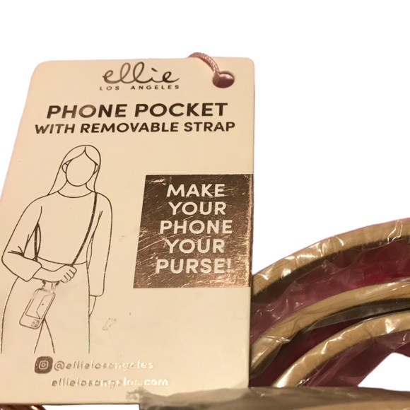 Ellie Los Angeles Phone Pocket Crossbody Gold/rose gold - Picture 6 of 8